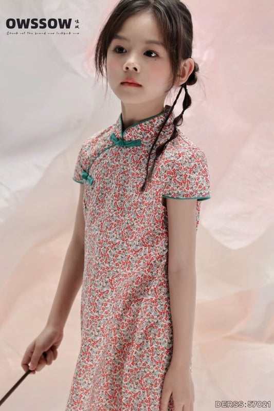 Timeless Elegance Floral Cheongsam Dress | Perfect for Special Occasions