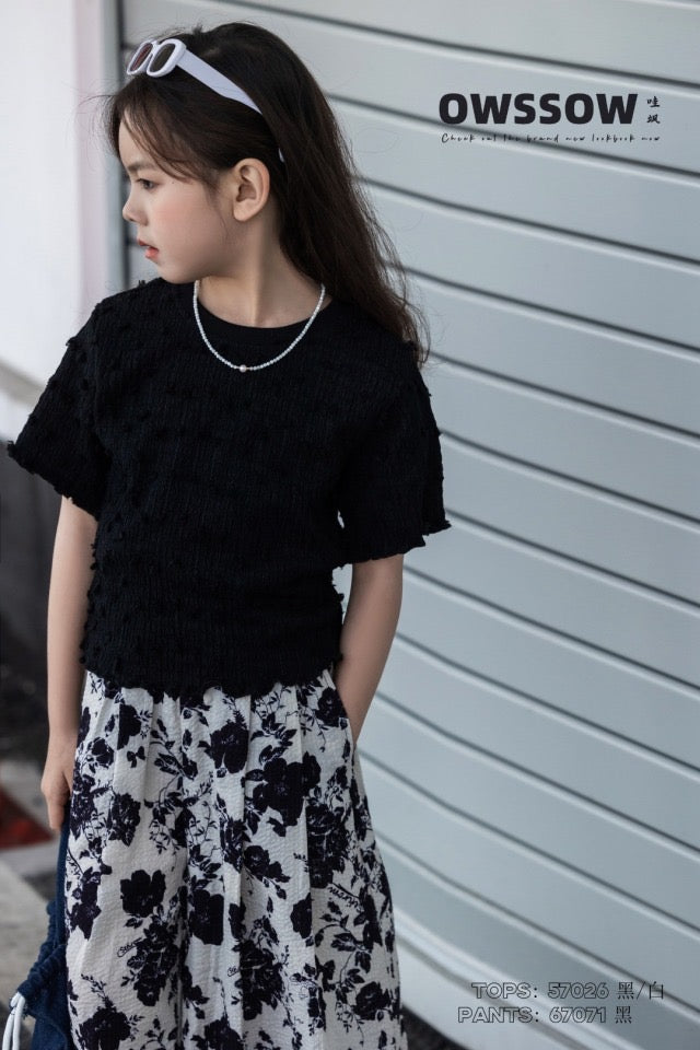 Chic Floral Print Skirt-Pants